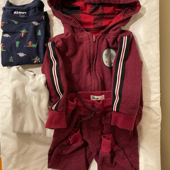 GIFTED Epic Threads Toddler Hooded Lined Full Zip Sweatsuit Pants Sz 2T - Picture 3 of 10